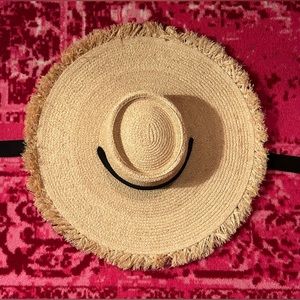 Lack of Color Ultra Wide Ventura Hat in Beige Size Medium